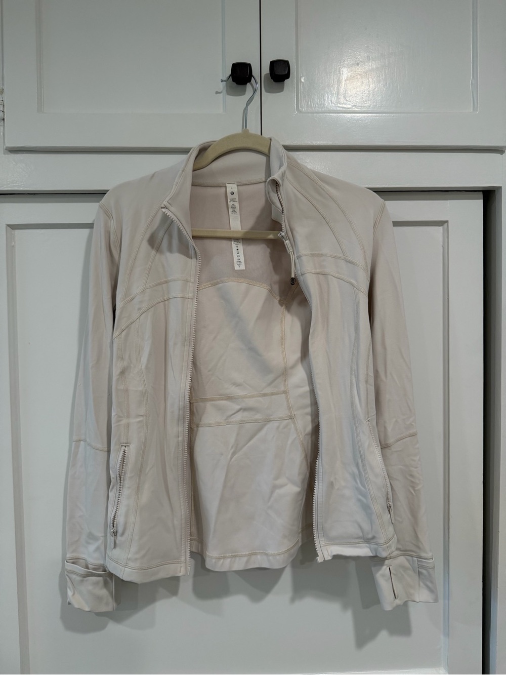 Lululemon define jacket white opal size 6